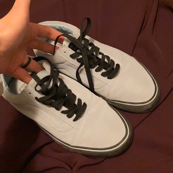 light blue suede vans